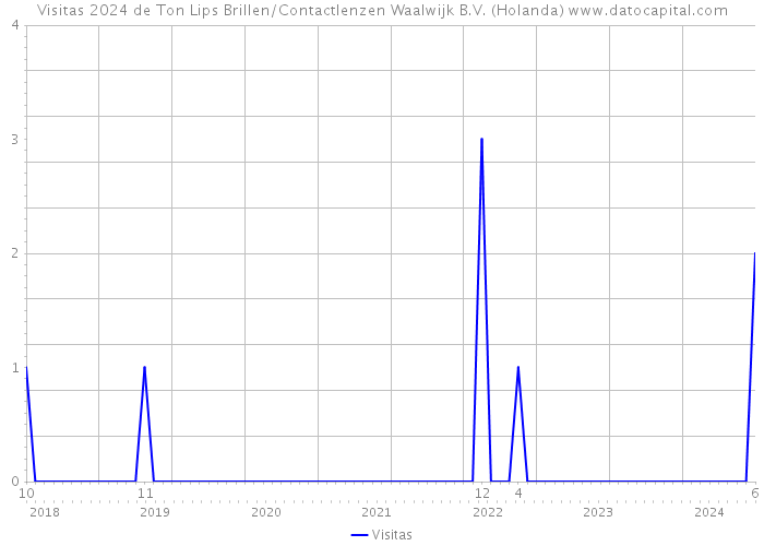 Visitas 2024 de Ton Lips Brillen/Contactlenzen Waalwijk B.V. (Holanda) 