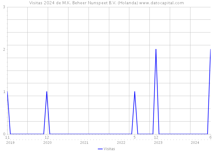 Visitas 2024 de M.K. Beheer Nunspeet B.V. (Holanda) 