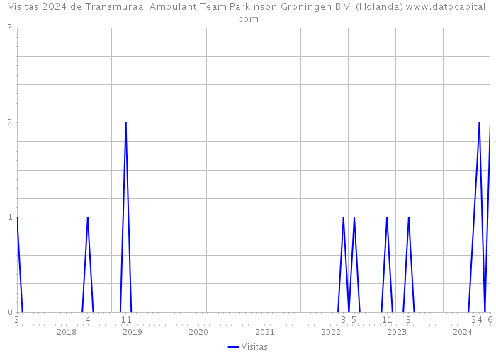 Visitas 2024 de Transmuraal Ambulant Team Parkinson Groningen B.V. (Holanda) 