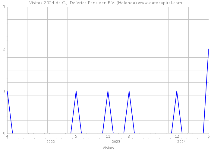 Visitas 2024 de C.J. De Vries Pensioen B.V. (Holanda) 