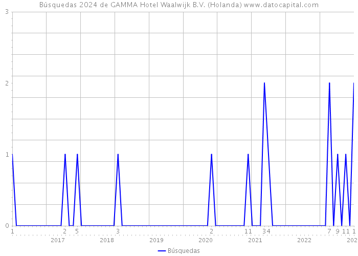 Búsquedas 2024 de GAMMA Hotel Waalwijk B.V. (Holanda) 