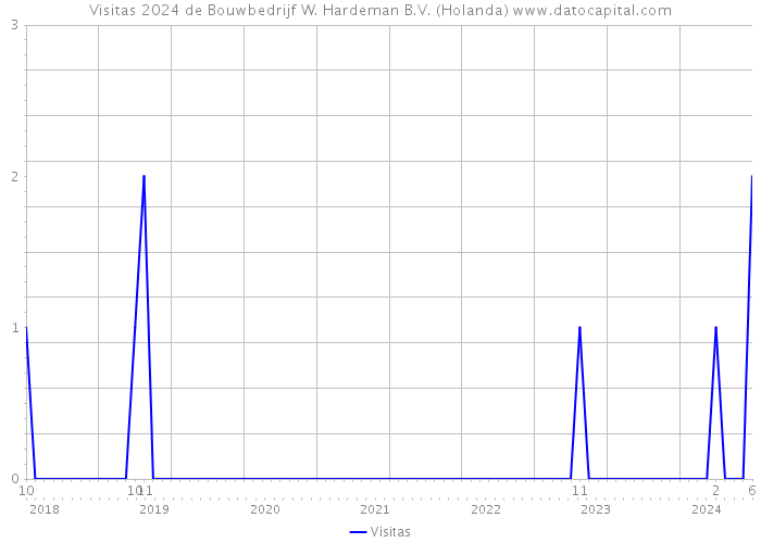 Visitas 2024 de Bouwbedrijf W. Hardeman B.V. (Holanda) 