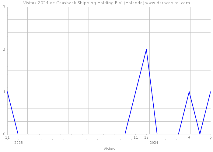 Visitas 2024 de Gaasbeek Shipping Holding B.V. (Holanda) 