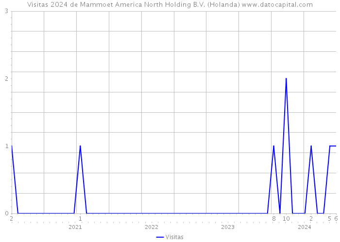 Visitas 2024 de Mammoet America North Holding B.V. (Holanda) 