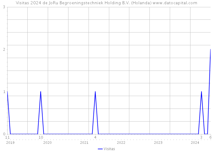 Visitas 2024 de JoRu Begroeningstechniek Holding B.V. (Holanda) 