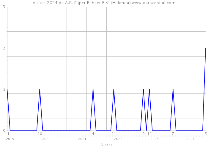 Visitas 2024 de A.R. Pijper Beheer B.V. (Holanda) 