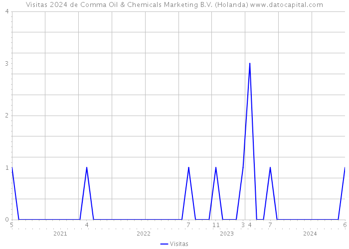 Visitas 2024 de Comma Oil & Chemicals Marketing B.V. (Holanda) 