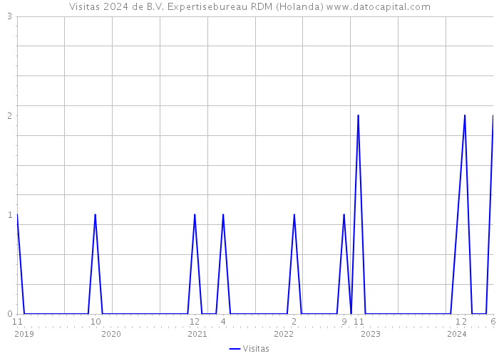 Visitas 2024 de B.V. Expertisebureau RDM (Holanda) 