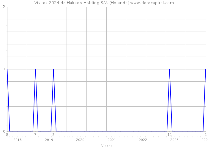 Visitas 2024 de Hakado Holding B.V. (Holanda) 