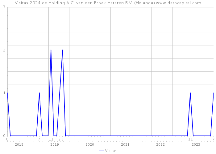 Visitas 2024 de Holding A.C. van den Broek Heteren B.V. (Holanda) 