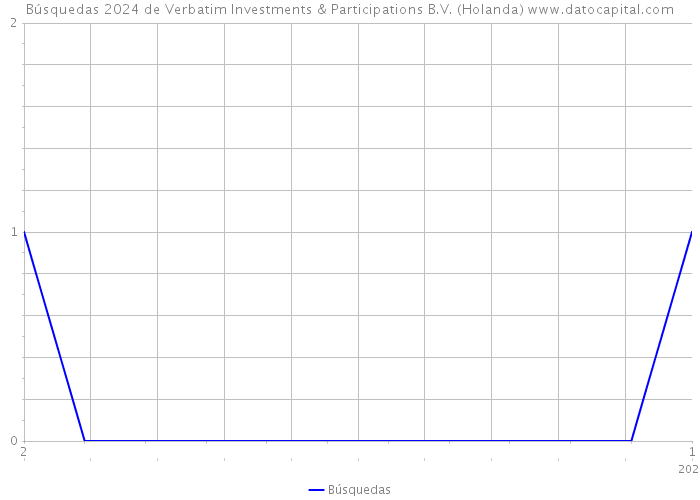 Búsquedas 2024 de Verbatim Investments & Participations B.V. (Holanda) 