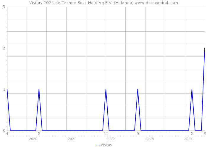 Visitas 2024 de Techno Base Holding B.V. (Holanda) 