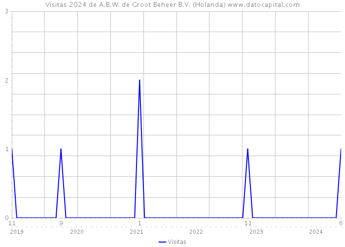 Visitas 2024 de A.B.W. de Groot Beheer B.V. (Holanda) 