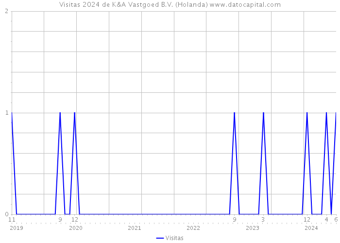 Visitas 2024 de K&A Vastgoed B.V. (Holanda) 