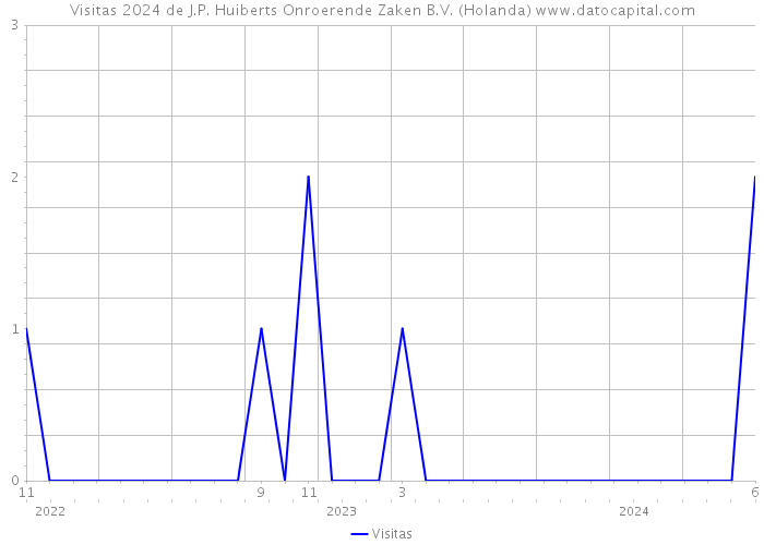 Visitas 2024 de J.P. Huiberts Onroerende Zaken B.V. (Holanda) 