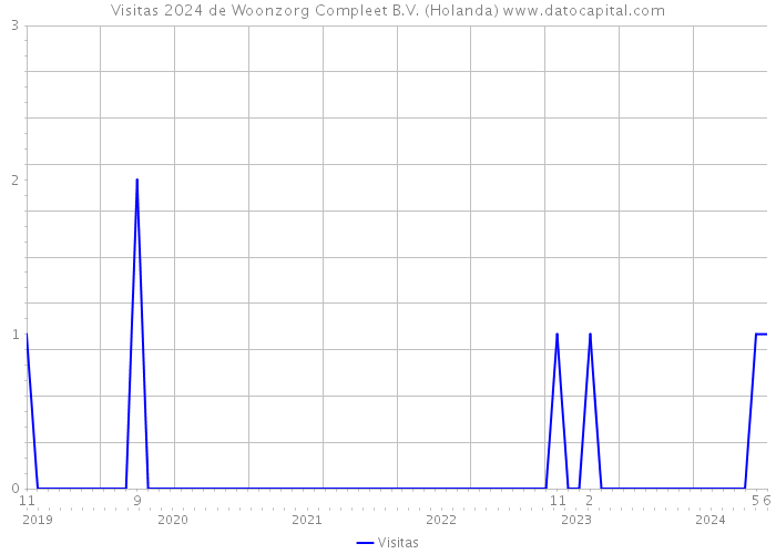 Visitas 2024 de Woonzorg Compleet B.V. (Holanda) 
