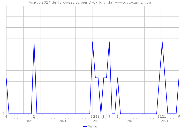 Visitas 2024 de Te Kloeze Beheer B.V. (Holanda) 