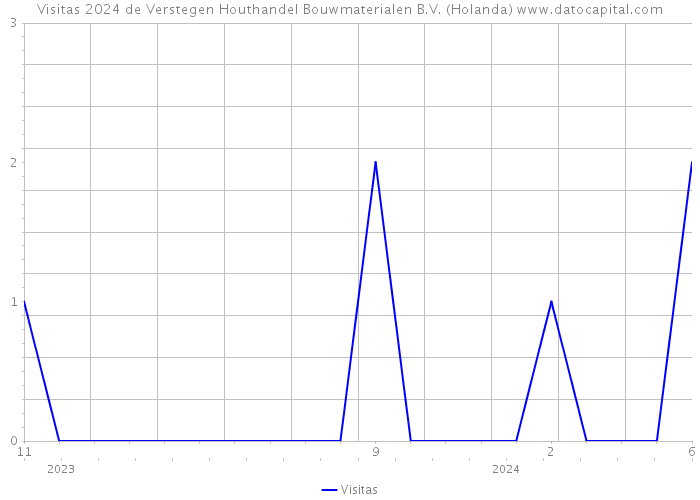Visitas 2024 de Verstegen Houthandel Bouwmaterialen B.V. (Holanda) 
