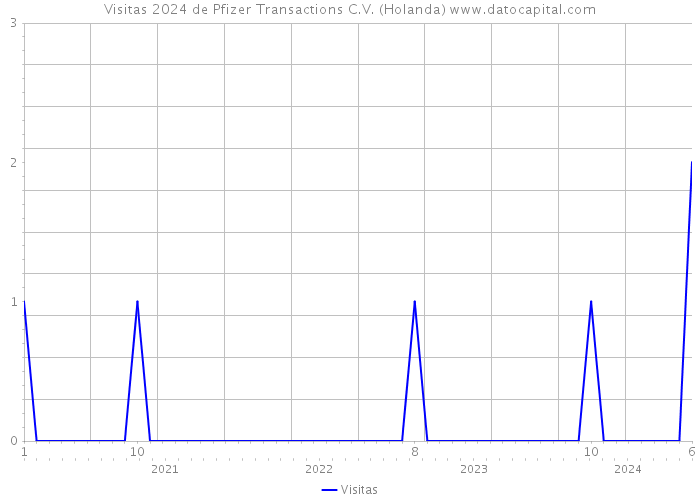 Visitas 2024 de Pfizer Transactions C.V. (Holanda) 