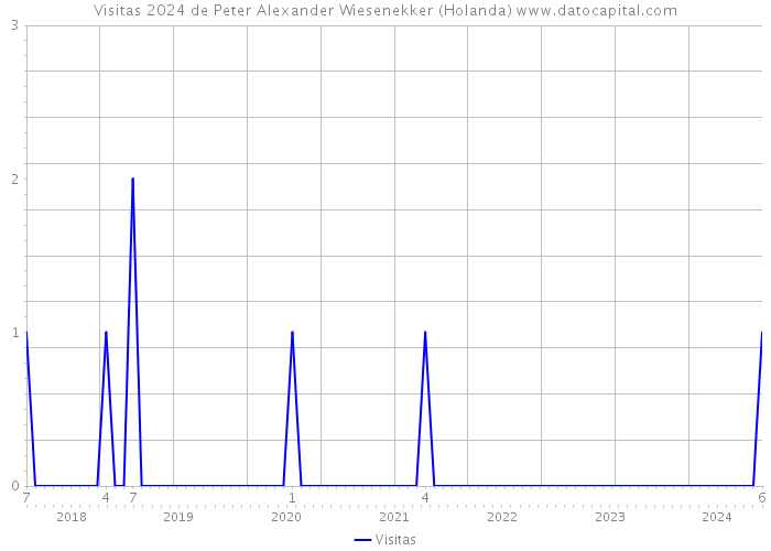 Visitas 2024 de Peter Alexander Wiesenekker (Holanda) 