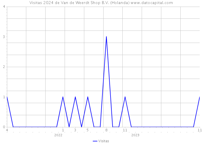 Visitas 2024 de Van de Weerdt Shop B.V. (Holanda) 