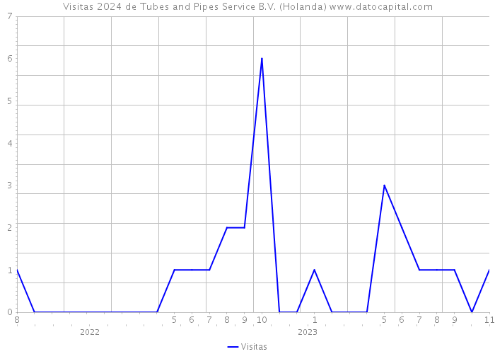 Visitas 2024 de Tubes and Pipes Service B.V. (Holanda) 