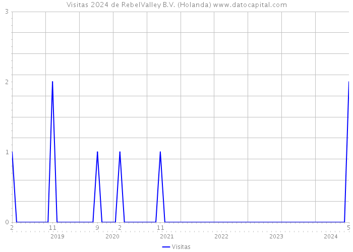 Visitas 2024 de RebelValley B.V. (Holanda) 