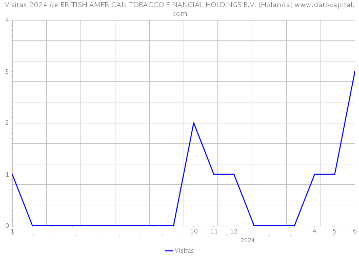 Visitas 2024 de BRITISH AMERICAN TOBACCO FINANCIAL HOLDINGS B.V. (Holanda) 