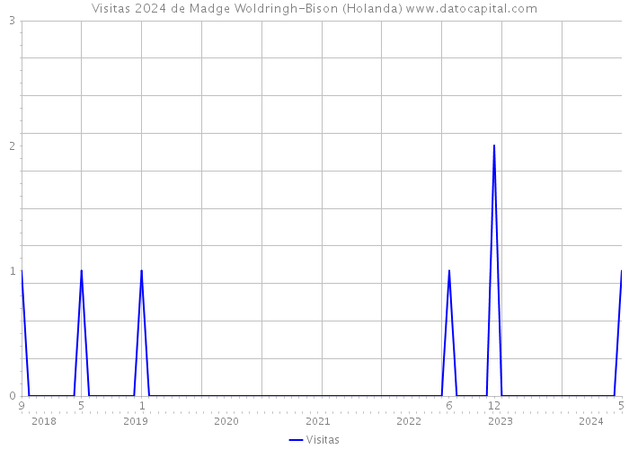 Visitas 2024 de Madge Woldringh-Bison (Holanda) 
