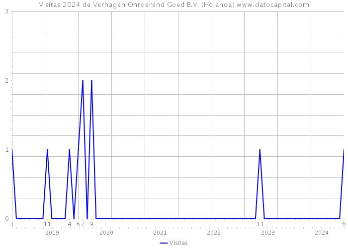 Visitas 2024 de Verhagen Onroerend Goed B.V. (Holanda) 