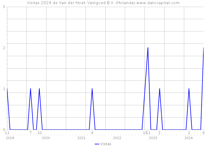 Visitas 2024 de Van der Hoek Vastgoed B.V. (Holanda) 