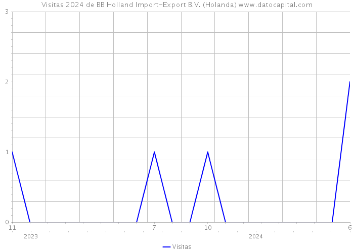 Visitas 2024 de BB Holland Import-Export B.V. (Holanda) 