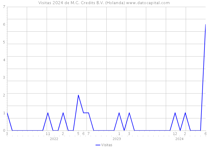 Visitas 2024 de M.C. Credits B.V. (Holanda) 