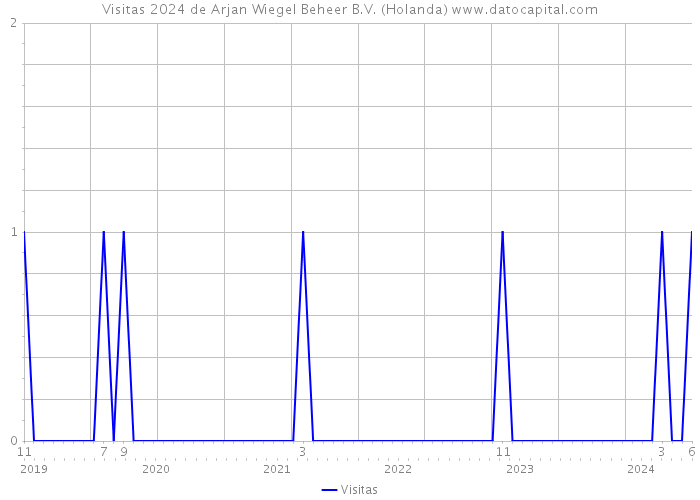 Visitas 2024 de Arjan Wiegel Beheer B.V. (Holanda) 