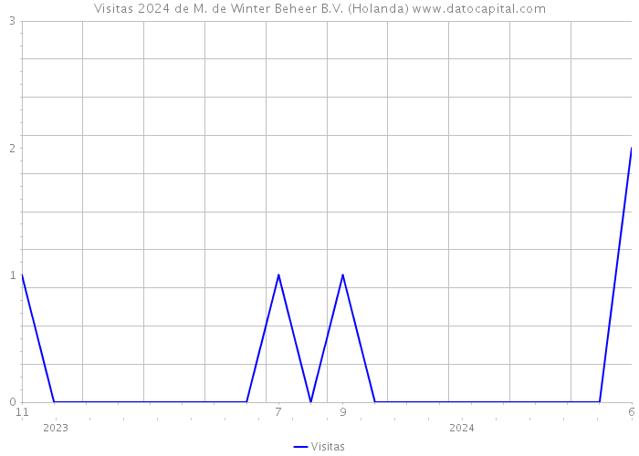 Visitas 2024 de M. de Winter Beheer B.V. (Holanda) 