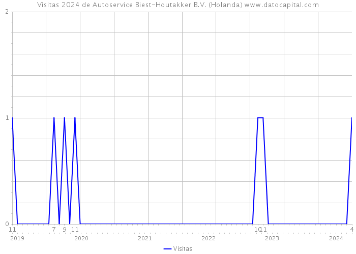 Visitas 2024 de Autoservice Biest-Houtakker B.V. (Holanda) 