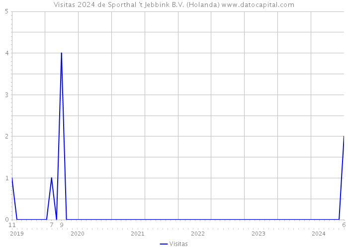 Visitas 2024 de Sporthal 't Jebbink B.V. (Holanda) 