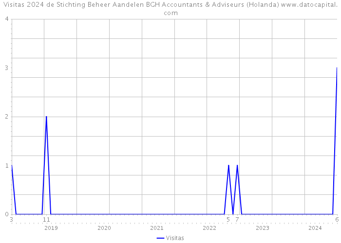 Visitas 2024 de Stichting Beheer Aandelen BGH Accountants & Adviseurs (Holanda) 