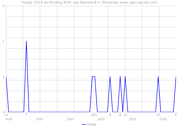 Visitas 2024 de Holding M.M. van Damme B.V. (Holanda) 