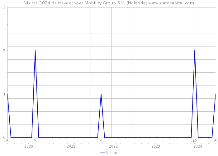 Visitas 2024 de Heydecoper Mobility Group B.V. (Holanda) 