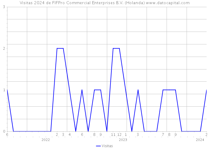 Visitas 2024 de FIFPro Commercial Enterprises B.V. (Holanda) 