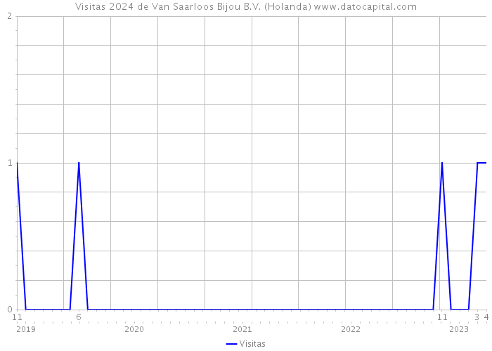 Visitas 2024 de Van Saarloos Bijou B.V. (Holanda) 