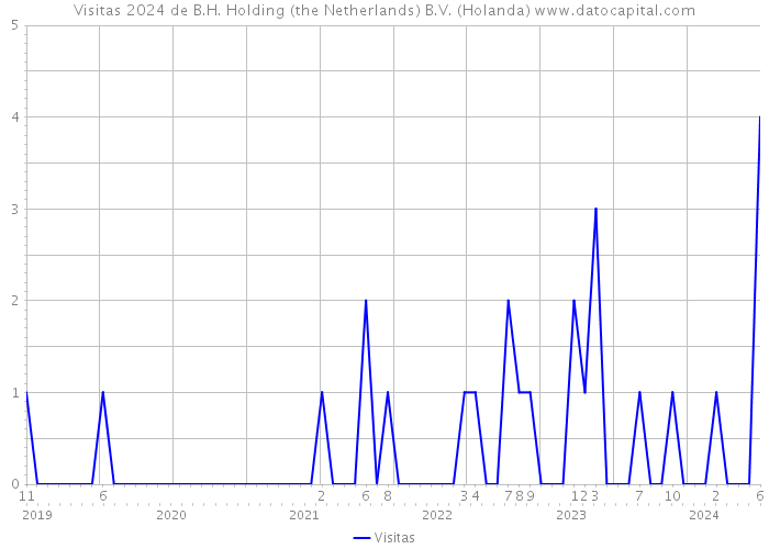 Visitas 2024 de B.H. Holding (the Netherlands) B.V. (Holanda) 