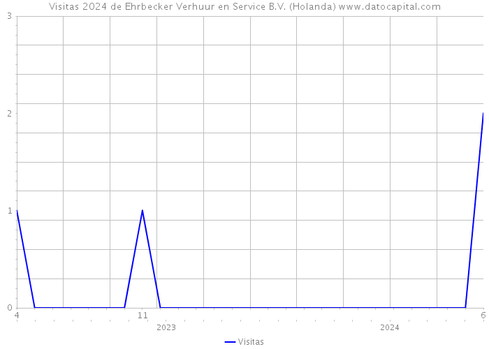 Visitas 2024 de Ehrbecker Verhuur en Service B.V. (Holanda) 