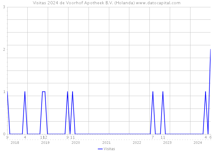 Visitas 2024 de Voorhof Apotheek B.V. (Holanda) 