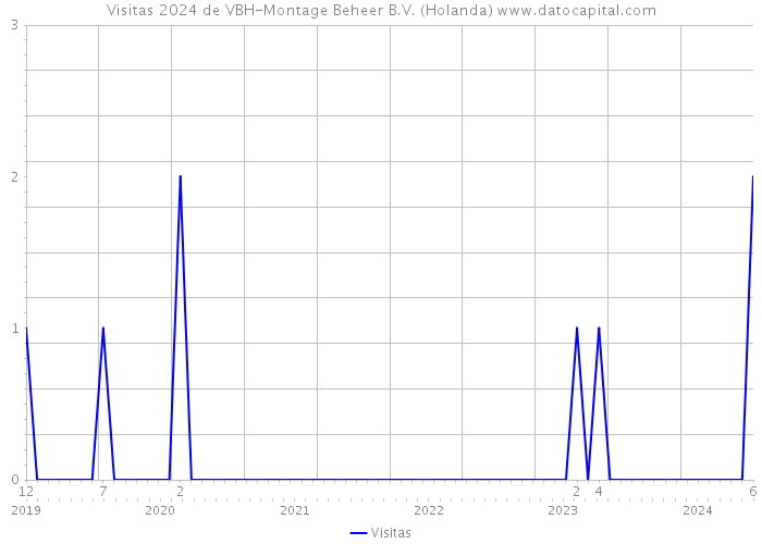 Visitas 2024 de VBH-Montage Beheer B.V. (Holanda) 