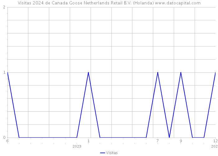 Visitas 2024 de Canada Goose Netherlands Retail B.V. (Holanda) 