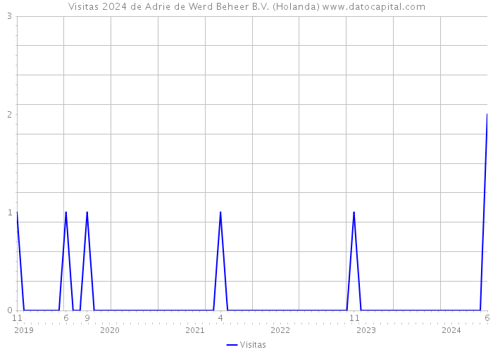 Visitas 2024 de Adrie de Werd Beheer B.V. (Holanda) 