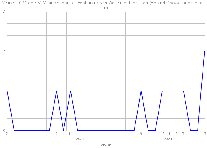 Visitas 2024 de B.V. Maatschappij tot Exploitatie van Waalsteenfabrieken (Holanda) 