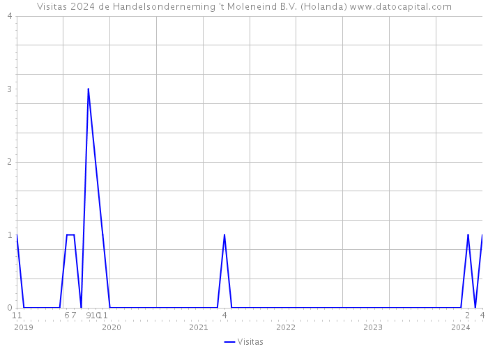 Visitas 2024 de Handelsonderneming 't Moleneind B.V. (Holanda) 